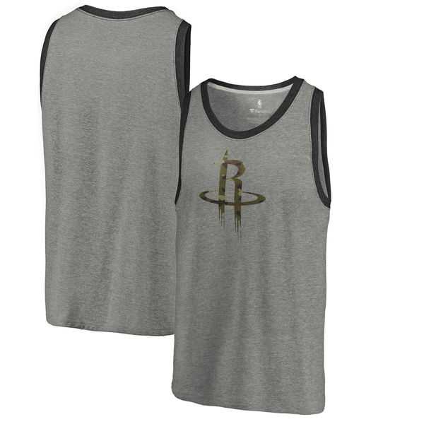 Houston Rockets Fanatics Branded Camo Collection Prestige Tri-Blend Tank Top - Heathered Gray,We sell and wholesale Houston Rockets Fanatics Branded Camo Collection Prestige Tri-Blend Tank Top - Heathered Gray on line form chian!